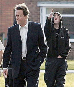 The Prime Minister with his referendum chief advisor.