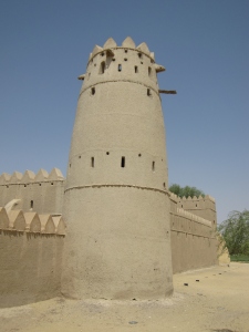 One of the smaller towers of the fort.
